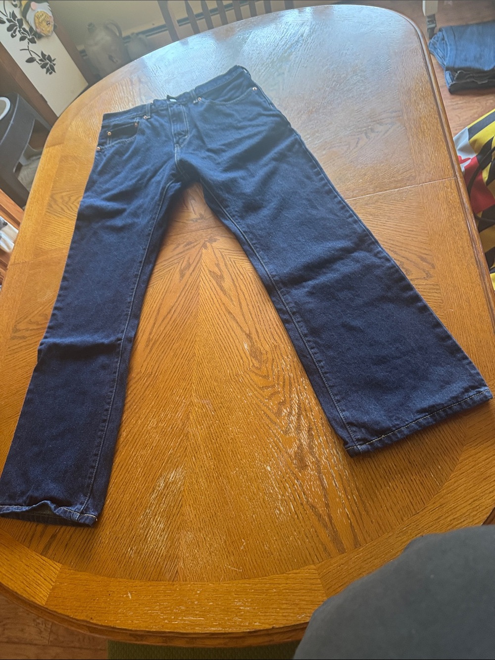 Levi's Indigo Blue 517 Straight Jeans